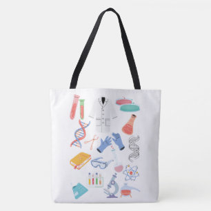 Laborbiotechnologie Große Tote Bag Tasche