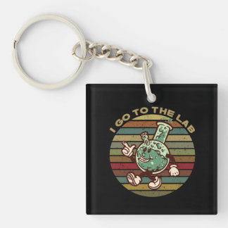 Laborchemie Spaß T - Shirt Schlüsselanhänger
