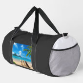 Labore auf tropischer Insel Duffle Bag (Rechte Ecke)