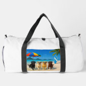 Labore auf tropischer Insel Duffle Bag (Rückseite)