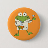 Laborfrosch Button (Vorderseite)