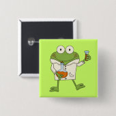 Laborfrosch Button (Vorne & Hinten)