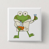 Laborfrosch Button (Vorderseite)