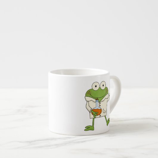 Laborfrosch Espressotasse (Vorderseite Rechts)