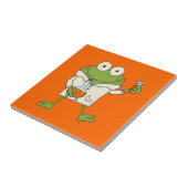 Laborfrosch Fliese (Seite)