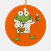 Laborfrosch Keramikornament (Vorne)