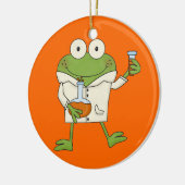 Laborfrosch Keramikornament (Links)