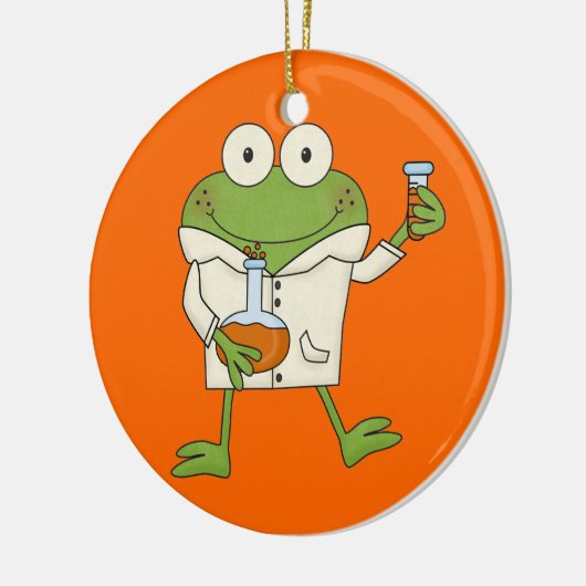 Laborfrosch Keramikornament (Links)