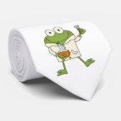 Laborfrosch Krawatte (Gerollt)