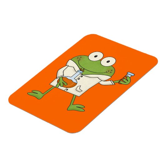 Laborfrosch Magnet (Linke Seite)