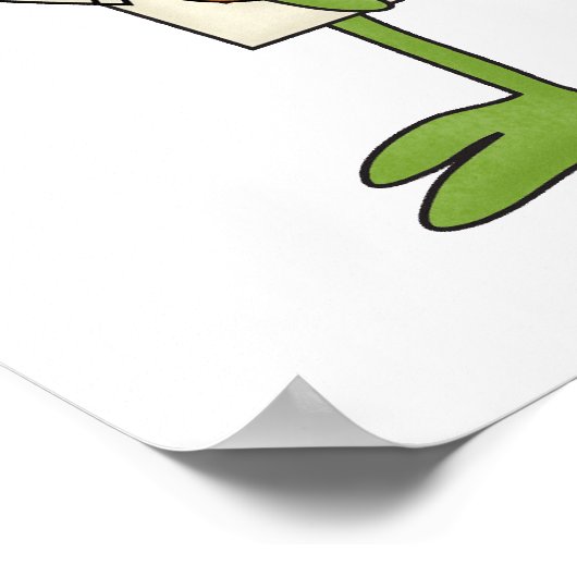 Laborfrosch Poster (Ecke)