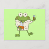 Laborfrosch Postkarte (Vorderseite)
