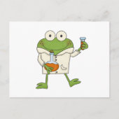 Laborfrosch Postkarte (Vorderseite)