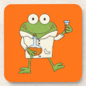 Laborfrosch Untersetzer (Vorderseite)