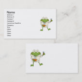 Laborfrosch Visitenkarte (Vorne/Hinten)