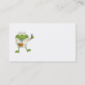 Laborfrosch Visitenkarte (Rückseite)