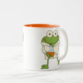 Laborfrosch Zweifarbige Tasse (VorderseiteRechts)