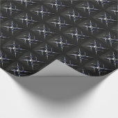 Laborgeräte, Gasventile Geschenkpapier (Ecke)