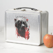 Laborhund Metall Brotdose (Beispiel)