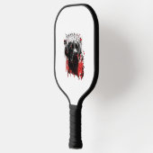 Laborhund Pickleball Schläger (Links)