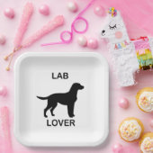 Laborliebhaber Pappteller (Party)
