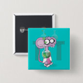 Labormaus Button (Vorne & Hinten)