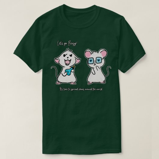 Labormäuse T-Shirt (Design vorne)