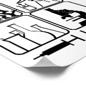 LABORPOSTER - BEAKER, SYRINGER POSTER (Ecke)