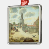 Laborquadrat Ornament Aus Metall (Links)