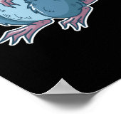 Laborratte mit Chemikalien und Reagenzglas Nerd Poster (Ecke)