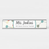 Labors für Wissenschaftslehrer Labrador Schreibtischnamensplakette (Vorderseite )