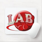 LABORswoosh-LOGO RBCS MLT - MEDIZINISCHES Mousepad (Mit Mouse)