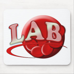 LABORswoosh-LOGO RBCS MLT - MEDIZINISCHES Mousepad