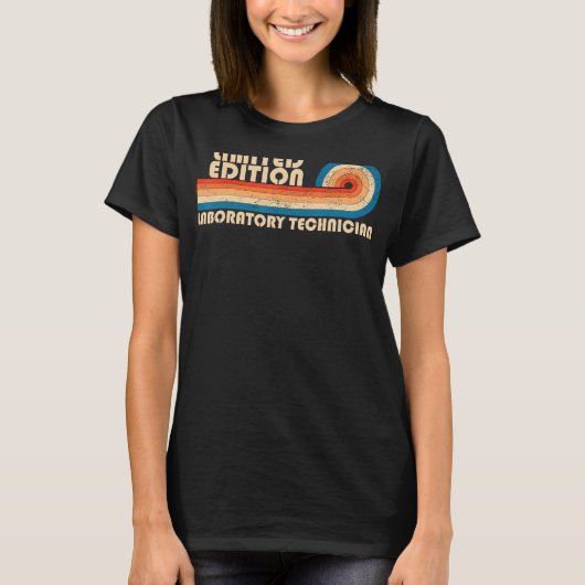 LABORTECHNIKER Funny Job Title Profession B T-Shirt (Vorderseite)