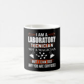 Labortechniker Labrador Tech Fun Pun Kaffeetasse (Mittel)