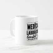 Labortechniker Medizinischer Laborwissenschaftler Kaffeetasse (Vorderseite Links)