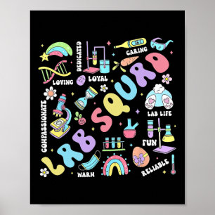 Labortechniker Ostern Wissenschaftler Lehrer Labor Poster
