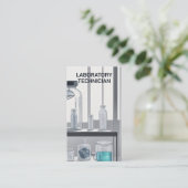 Labortechniker Visitenkarte (Stehend Vorderseite)
