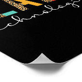 Labortechnologe Boho Leopard Labortechniker Poster (Ecke)