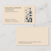 Laborwissenschaften Beruflich Visitenkarte (Vorne/Hinten)