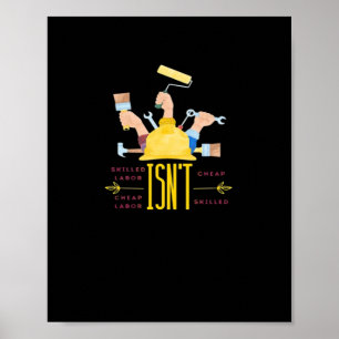 Labour Art Design Classic - Qualifizierte Arbeit i Poster