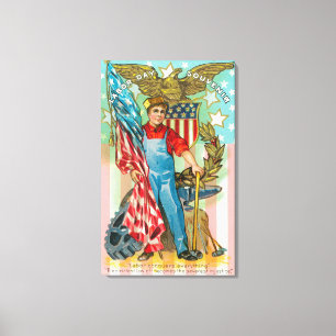 Labour Day Souvenir Leinwanddruck