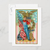 Labour Day Souvenir Postkarte (Vorne/Hinten)