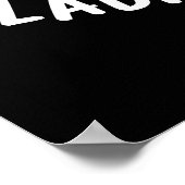 Labra-cadabra Funny Labrador Dog Pun Dark BG Poster (Ecke)