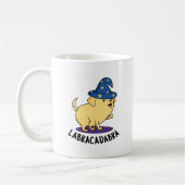 Labra-cadabra Funny Labrador Dog Pun Kaffeetasse (Links)