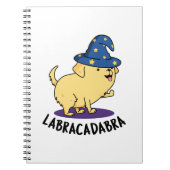 Labra-cadabra Funny Labrador Magic Dog Pub Notizblock (Vorderseite)