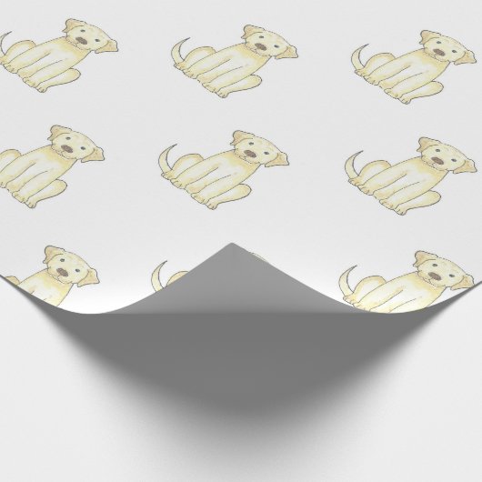 Labrabor Retriever-Hundegeschenk-Packpapier Geschenkpapier (Ecke)