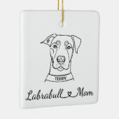 Labrabull-Mama Keramikornament (Rechts)