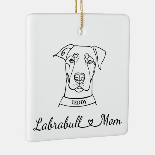 Labrabull-Mama Keramikornament (Rechts)