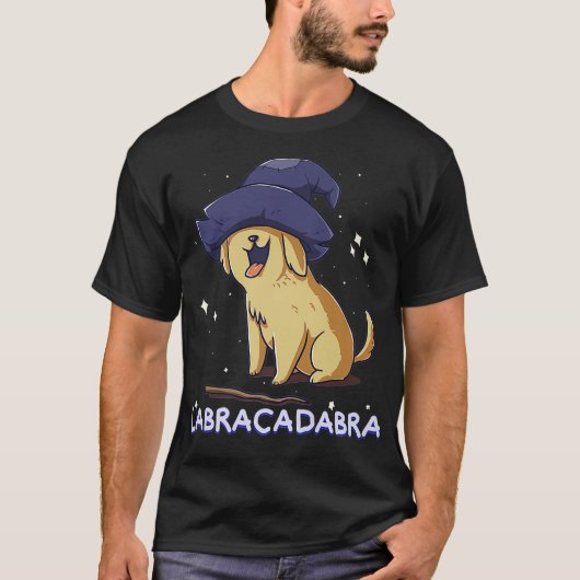 Labracadabra Labrador Retriever Downer Eigentümer T-Shirt (Vorderseite)